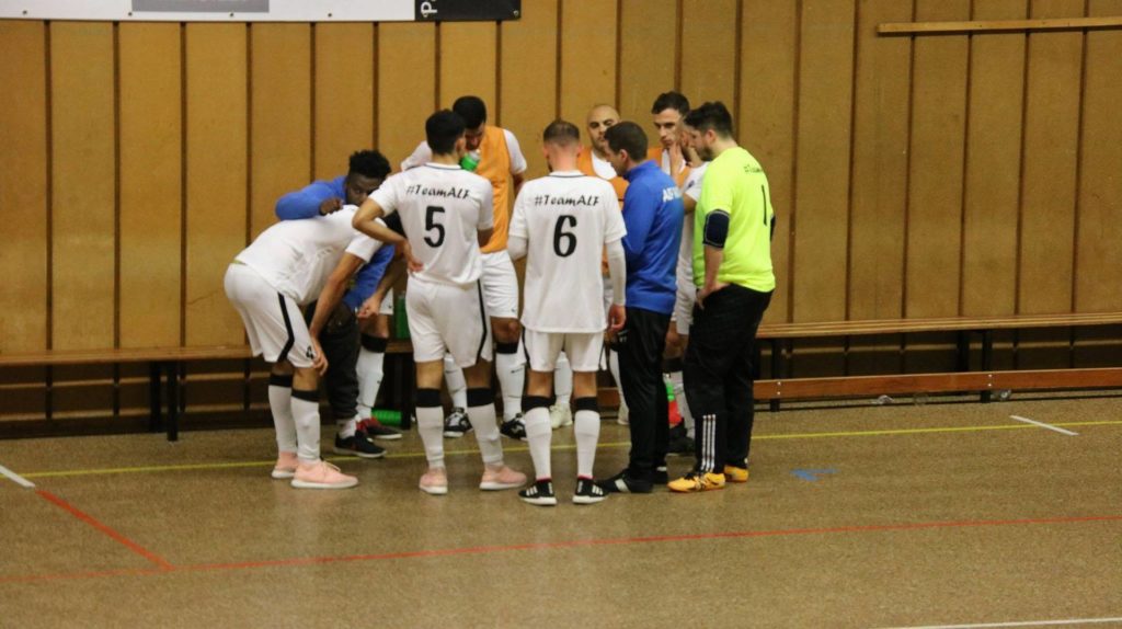 équipe ALF vs Vaulx futsal coaching